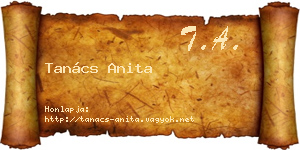 Tanács Anita névjegykártya